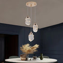 Axyaa Crystal Chandelier Pendant Light for Elegant Living Room and Bedroom Lighting