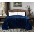 Axyaa 9 Lbs Korean Style Faux Mink Blanket, Silky Soft Plush Raschel Mink - 85 inches