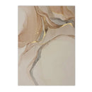 Pink Marble Abstract Canvas Painting Wall Art Print Home Decor by Axyaa
