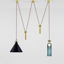Axyaa Adjustable Pendant Lamp: Modern Design LED Chandelier for Home Decor