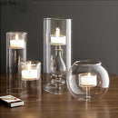 Axya Glass Candle Holder Wedding Table Decoration - Simple Elegance
