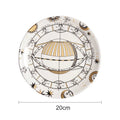 Axyaa Ceramic Sun Hanging Plate 10 Inches European Art Wall Decoration