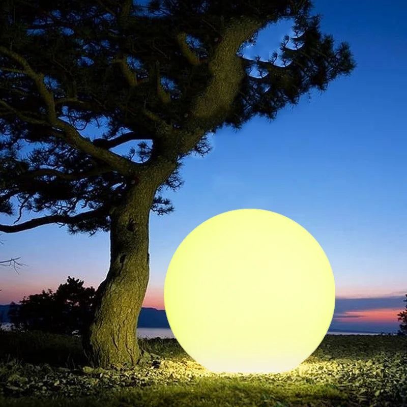 Axyaa RGB Ball Light LED: Rechargeable Outdoor Landscape Lamp
