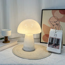 Axya Mushroom Glass Table Lamp White Milk Orange LED Bedside Light