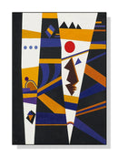 Axyaa Geometric Abstract Canvas Wall Art Poster Prints