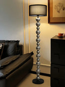 Axyaa Stainless Steel LED Floor Lamp for Living Room, Bedroom & Bedside