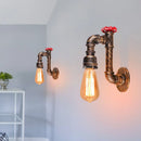 Axyaa Industrial LED Water Pipe Wall Light for Home, Bar, Cafe & Restaurant Decor