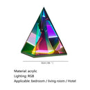 Axyaa Pyramid LED Table Lamp for Home Bed Room Decoration