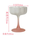 Axyaa Flower Petal Wine Glasses Set Nordic Cocktail Goblet Clear Champagne Milk Cup
