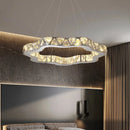 Axyaa Crystal Chandelier Stair Pendant Lamp Living Room Interior Lighting
