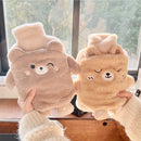Axyaa Kawaii Plush Hot Water Bottle for Women Period Pain Relief and Comfort