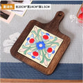 Axyaa Acacia Wood Trivet for Hot Dishes on Wooden Table - Heat Resistant