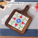 Axyaa Acacia Wood Trivet for Hot Dishes on Wooden Table - Heat Resistant