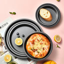 Axyaa Carbon Steel Non-stick Pizza Pan for Baking, Crisping, Bacon, Chips & More