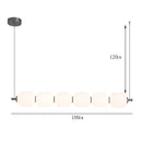 Axyaa Modern Pendant Chandelier for Dining Room Ceiling Lighting