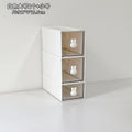 Axyaa Desktop Organizer Box: Rabbit Pen Holder & Drawer Stationery Rack