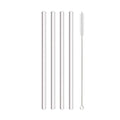 Axyaa Glass Straw Set - 3/5/10/11Pcs Reusable Eco Friendly Drinking Straws