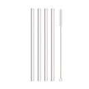 Axyaa Glass Straw Set - 3/5/10/11Pcs Reusable Eco Friendly Drinking Straws