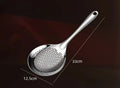 Axyaa Stainless Steel Kitchen Colander Strainer Spoon for Home and Hotel Cooking