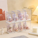 Axyaa Acrylic Mystery Box Doll Display Case for Action Figures & Blind Box Toys