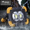 Axya Rechargeable LED Work Light: Handheld Spotlight Waterproof for Outdoor & Emergency