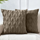Axyaa Plush Diamond Pattern Cushion Cover Set for Stylish Home Decor