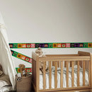 Axyaa Iconic Faces Peel&Stick Wall Border in DIY Self-Adhesive Design