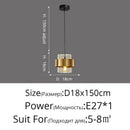 Axyaa Nordic Minimalist Golden Pendant Lights for Luxury Aesthetic in Aisle, Restaurant & Bedroom