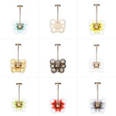 Axyaa Glass Bubble Chandelier Pendant Lamp for Living Room Dining Room Kitchen Island