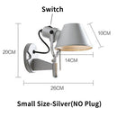 Axyaa Telescopic Swing Arm LED Wall Lamp Sconce Industrial Light - E27
