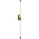 Axyaa Acrylic Line LED Wall Lights Dimming in Gold Black Metal – Living Room Bedroom Aisle