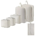Axyaa 6-Pack Travel Storage Cubes - Waterproof Suitcase Organizer Bags
