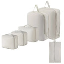 Axyaa 6-Pack Travel Storage Cubes - Waterproof Suitcase Organizer Bags