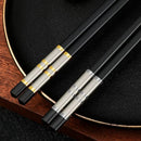 Axyaa Premium Chinese Sushi Chopsticks Set - Anti-bacterial & Anti-mould - Home Use