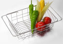 Axya Stainless Steel Kitchen Dish Shelf with Adjustable Drainage Rack