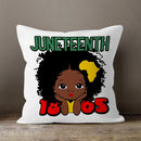 Axyaa Cartoon Girl Pillow Case: Soft Short Plush Cushion Cover for Sofa & Home Decor