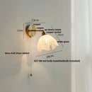 Axyaa White Glass LED Wall Lights - Modern Nordic Rotate Sconce Lampara De Pared