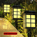 Axyaa RGB Solar Lights for Outdoor Home Yard Garden Waterproof Lighting