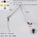 Axyaa Colored Lampshade Wall Light with Long Arm for Bedroom Study Reading