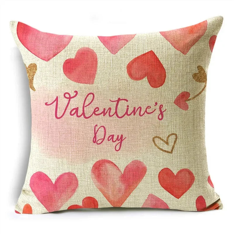 Red Love Aesthetic Romantic Pillowcase by Axyaa - Multiple Sizes