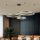 Axyaa Gold LED Acrylic Pendant Lamp for Modern Minimalist Home Decor