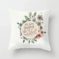 Axyaa Floral Pillowcase for Living Room Sofa and Car Cushions