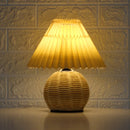 Axyaa Modern Rattan Weave Vase Table Lamp LED Light