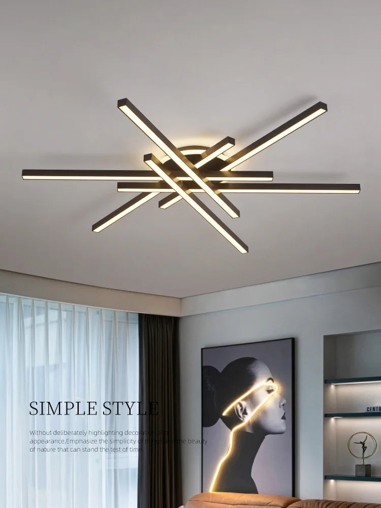 Nordic LED Chandelier for Living Room Bedroom Dining Room - Axyaa