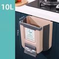 Axyaa Hanging Kitchen Trash Can - Creative Storage Solution for Cabinets