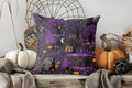 Axyaa Halloween Ghosts & Leaves Pattern Pillow Cover for Sofa Bedroom Car