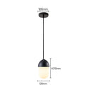 Axyaa Black Stone Pendent Lamp: Medieval Nordic Chandelier for High-End Restaurant & Living Room