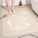 Axyaa Large Non-slip Safety Bath Mat with Suction Cups and Foot Massage
