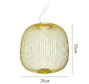 Axyaa Nordic Minimalist Birdcage Pendant Light Decoration Iron Cage Creative Lighting