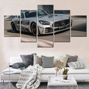 Axyaa Formula 1 Safety Car Canvas Wall Art Print for Home Decor